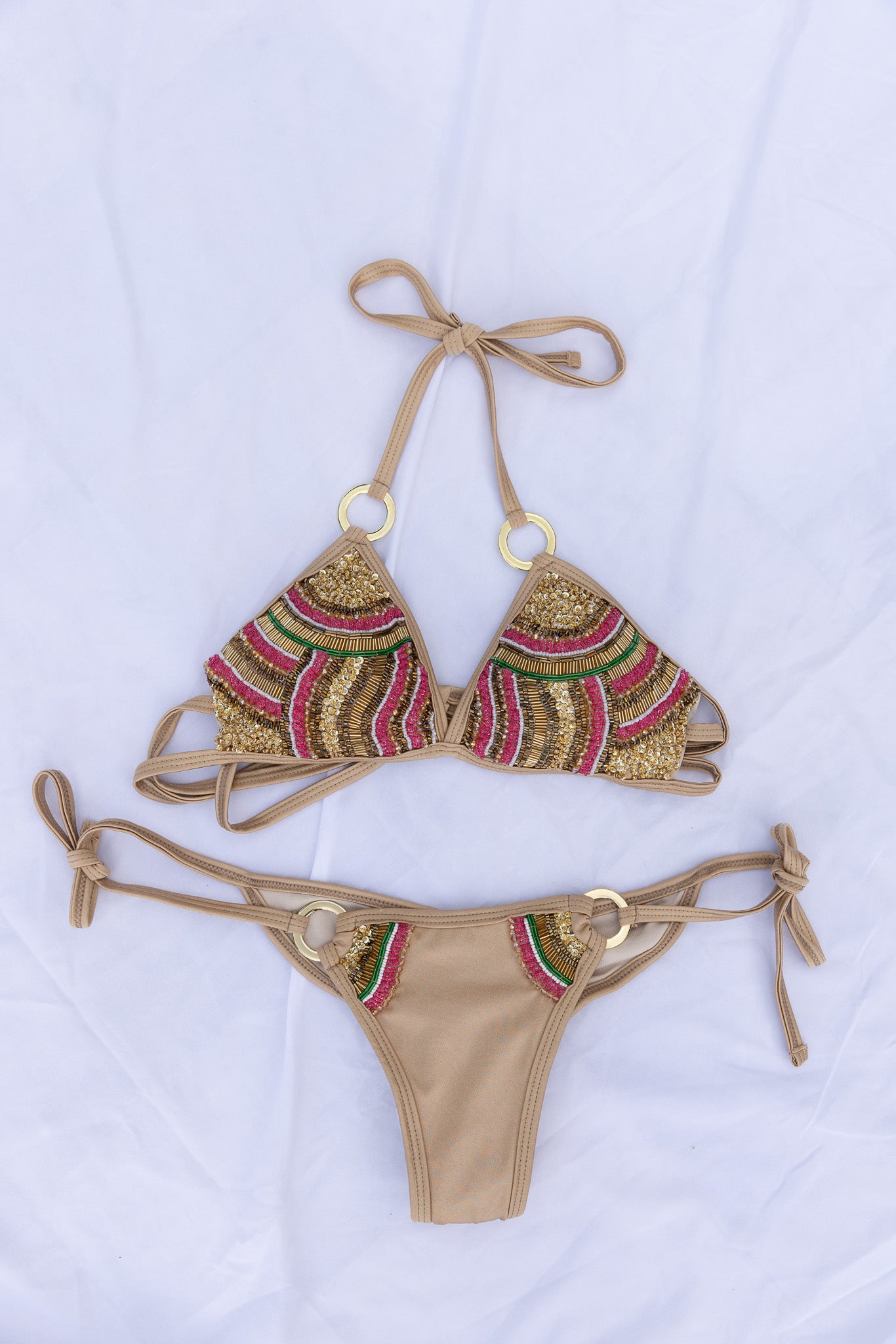 CORAL BAY BEADED BIKINI